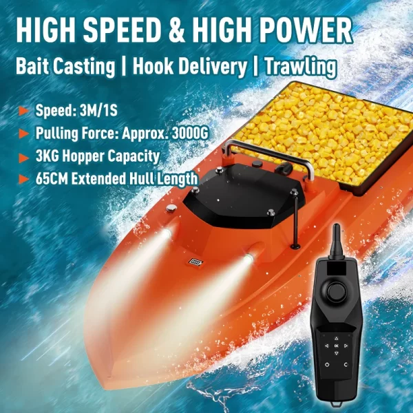 Thuyền Xả Mồi Câu Cá Từ Xa D80 - Hình ảnh 2