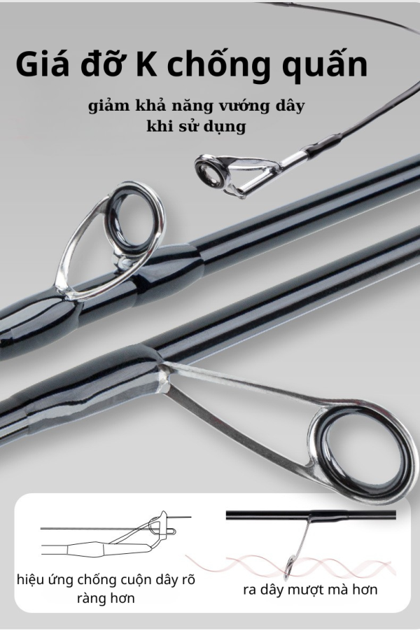 Cần Câu Lure Samurai Cao Cấ - Hình ảnh 9