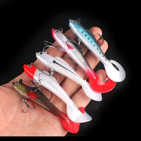 MỒI CÂU SILICONE ĐẦU CHÌ GIẢ CÁ - Hình ảnh 13