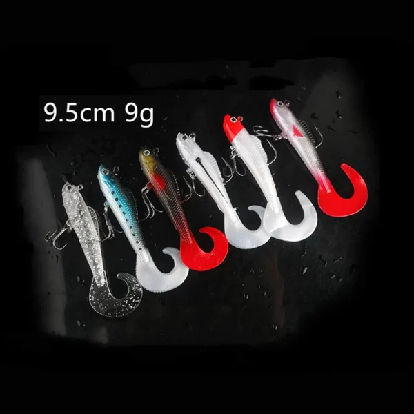 MỒI CÂU SILICONE ĐẦU CHÌ GIẢ CÁ - Hình ảnh 2