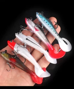 MỒI CÂU SILICONE ĐẦU CHÌ GIẢ CÁ