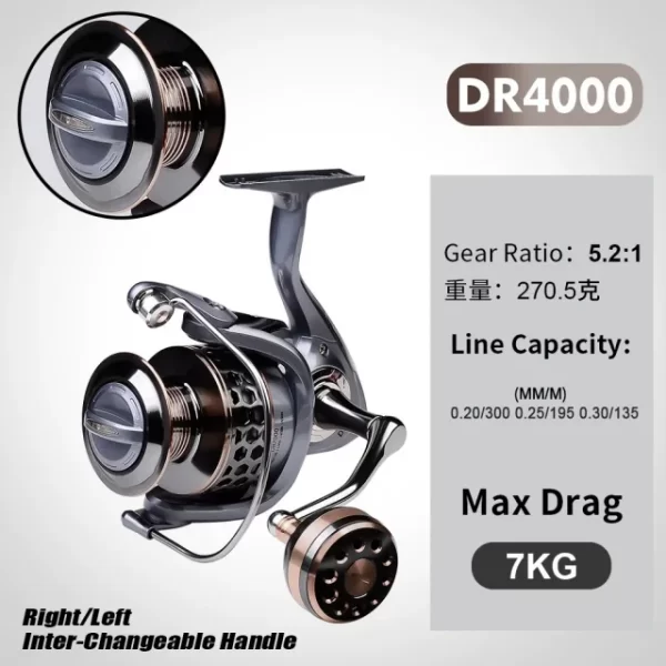 Máy Câu PROBEROS MAX DRAG 10KG - Hình ảnh 8