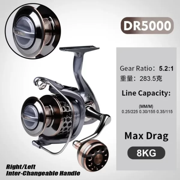 Máy Câu PROBEROS MAX DRAG 10KG - Hình ảnh 7