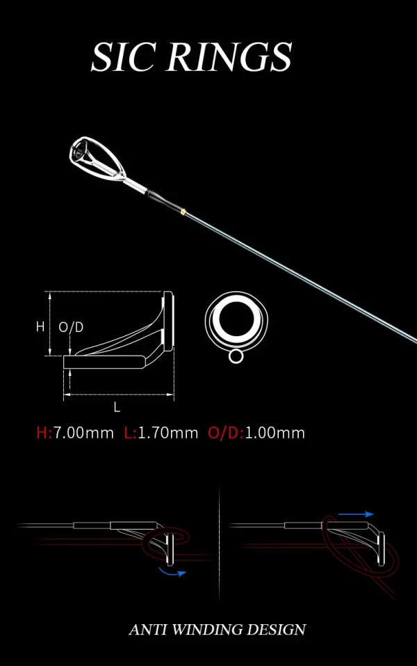 Cần câu Lure L+UL Tips Siêu Nhẹ - Hình ảnh 12