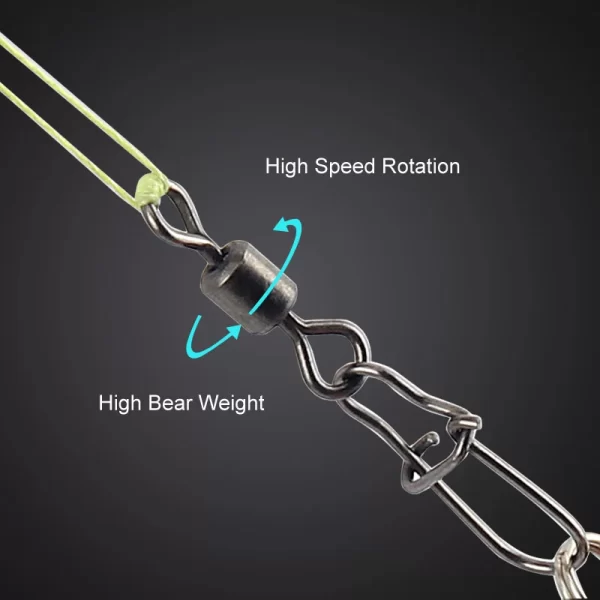 50 Chiếc Khóa Nối Dây Câu Bằng Thép Không Gỉ - Hình ảnh 5