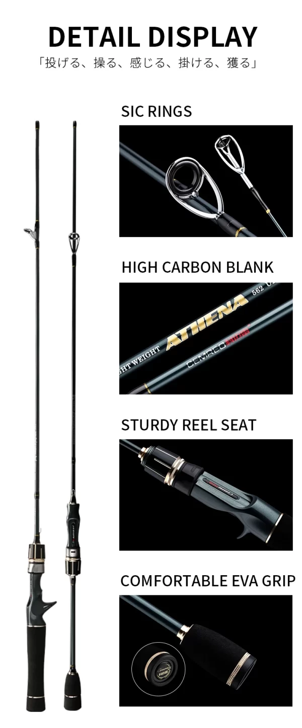 Cần câu Lure L+UL Tips Siêu Nhẹ - Hình ảnh 16