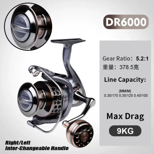 Máy Câu PROBEROS MAX DRAG 10KG - Hình ảnh 12