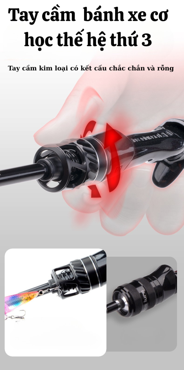Cần Câu Lure Samurai Cao Cấ - Hình ảnh 5