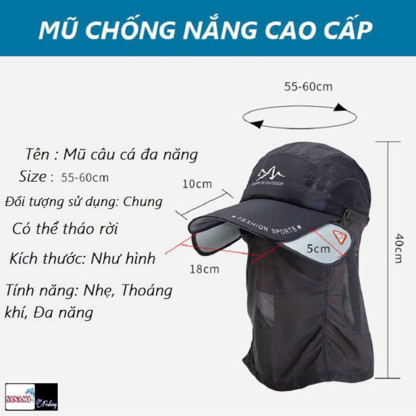 Mũ Lưỡi Trai Nam Nữ LVXINGZHE Outdoor  Thoáng Khí, Thoải Mái, Chống Nắng Hoàn Hảo - Hình ảnh 12