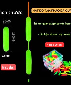 Túi 50 Hạt Độ Tăm Phao Dạ Quang