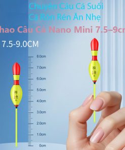 Alternative view of Phao Câu Cá Nano Mini 7.5–9cm – Chuyên Dành Cho Cá Rón Rén, Cá Suối, Cá Nhát Cắn