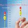 Phao Câu Cá Nano Mini 7.5–9cm – Chuyên Dành Cho Cá Rón Rén, Cá Suối, Cá Nhát Cắn