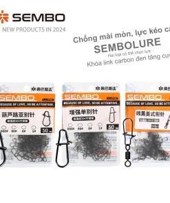 Alternative view of Khóa Link Carbon Đen SEMBO LURE - Chống Gỉ Sét, Siêu Bền