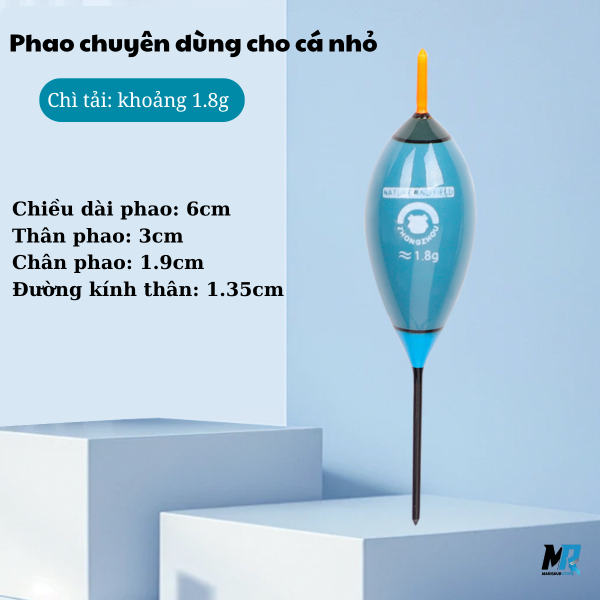 Phao Câu Lửng MiNi Gỗ BALSA - Ảnh 9