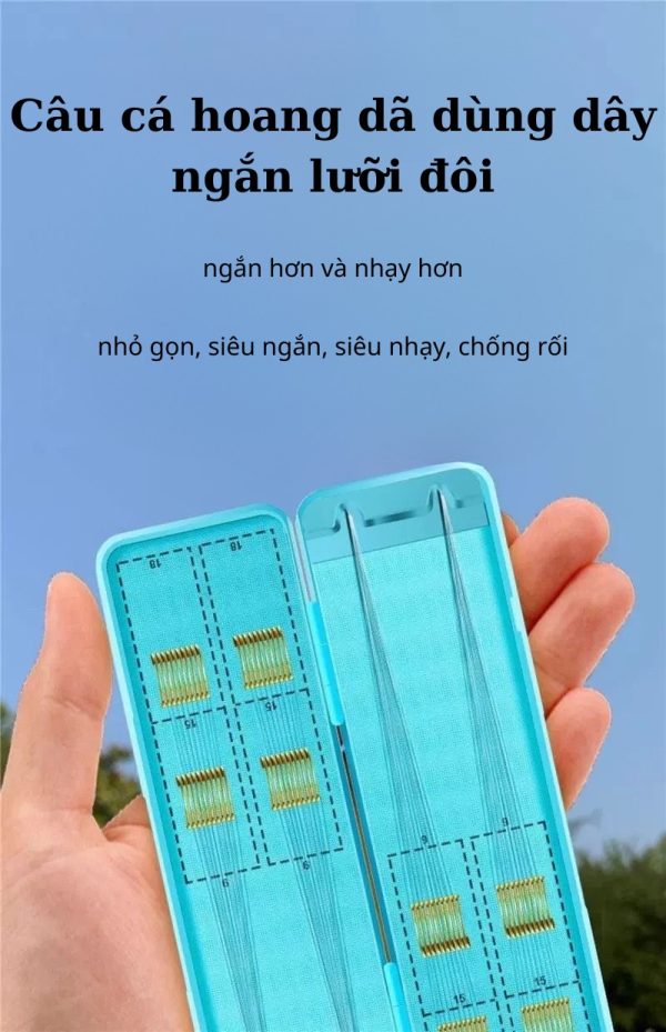 Hộp Thẻo Câu Đài Buộc Sẵn IZU 40 Bộ - Ảnh 6