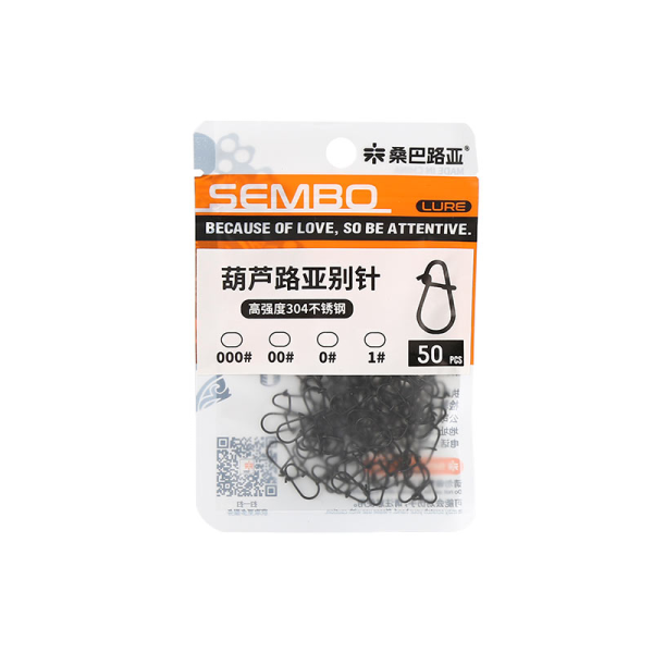 Khóa Link Carbon Đen SEMBO LURE - Chống Gỉ Sét, Siêu Bền - Ảnh 6