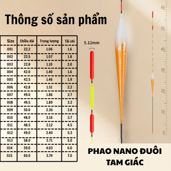 Phao Nano Đuôi Tam Giác Tiểu Phượng Tiên - Ảnh 7