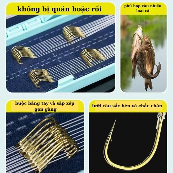 Hộp Thẻo Câu Đài Buộc Sẵn IZU 40 Bộ - Ảnh 3