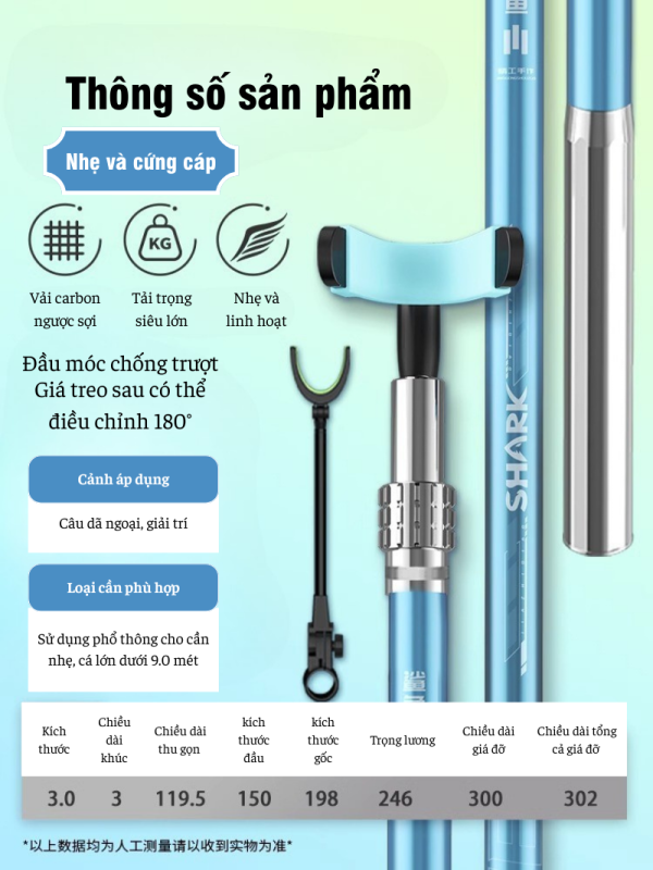 Chống Cần Câu Đài Shakr - Ảnh 12