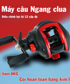 Máy Câu Ngang CLUA - Chống Rối Dây, Ném Mồi Nhẹ Siêu Xa