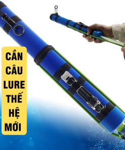 Cần Câu Lure Thế Hệ Mới Gọn Nhẹ - Cần Câu Bút Tích Hợp Máy Câu Tiện Lợi