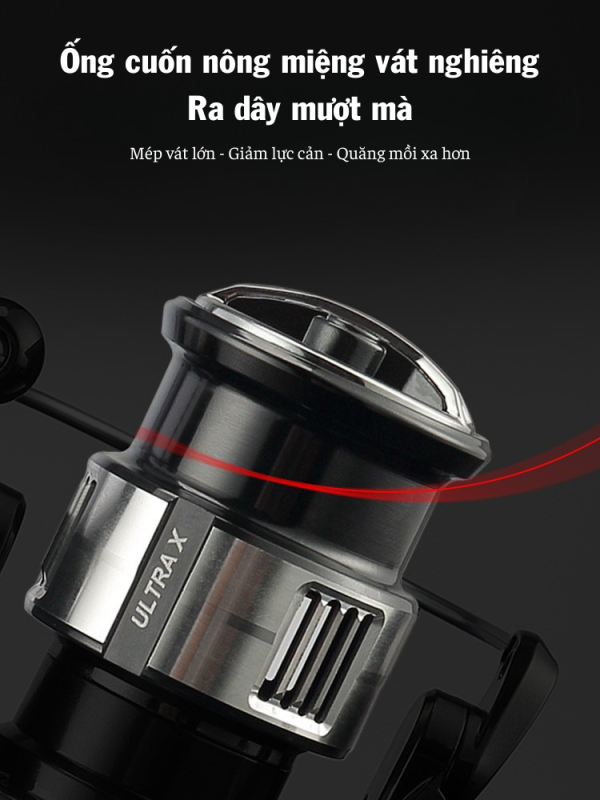 Máy Câu Lure HUIDIAO ULTRA - Tay Quay Carbon, Siêu Nhẹ, Chính Hãng - Ảnh 5