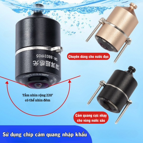 Cần Câu Carbon Siêu Cứng Kèm Camera HD - Hệ Thống Câu Cá Nhìn Xuyên Nước Chuyên Nghiệp - Ảnh 5