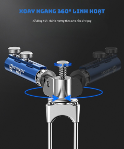 Alternative view of Chân cắm gác cần xoay 360°