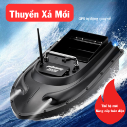 Thuyền Xả Mồi Điều Khiển Từ Xa GPS
