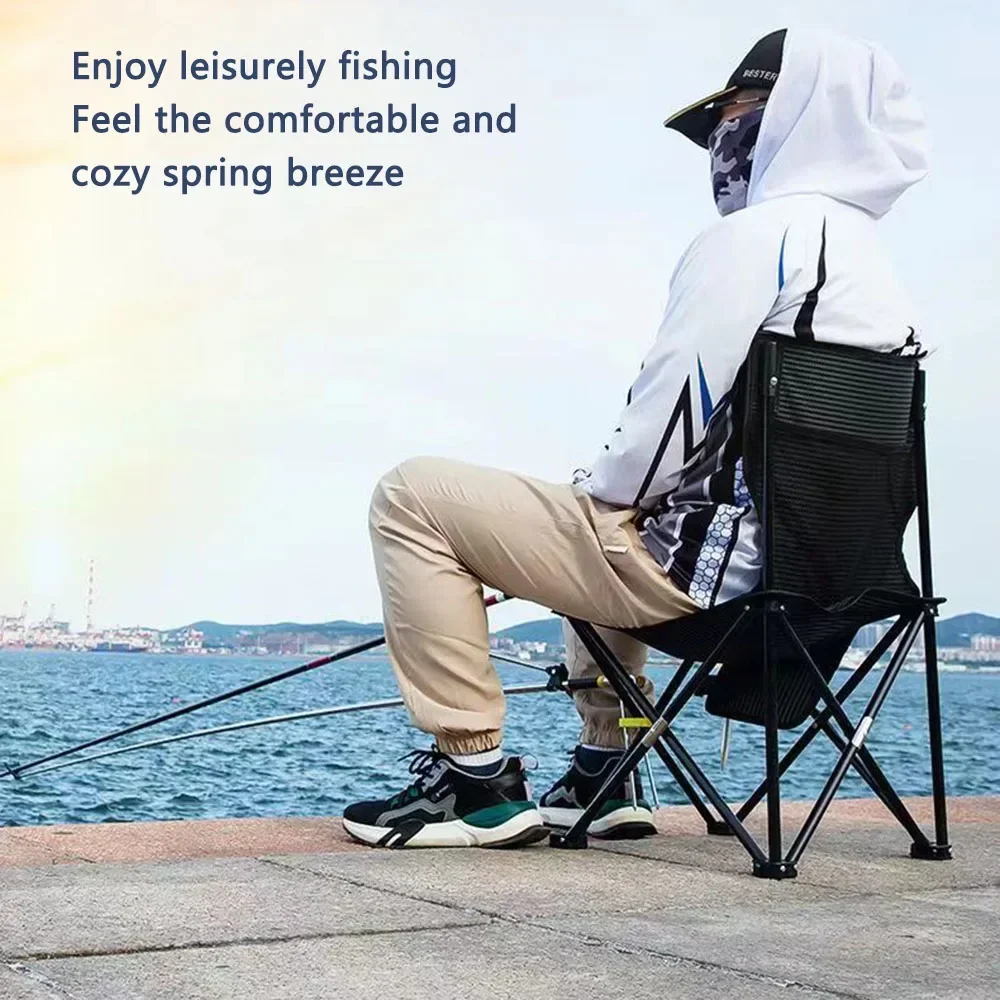 GHẾ CÂU CÁ YUEBU GẤP GỌN CAO CẤP BILL-AOWEI - Ảnh 3