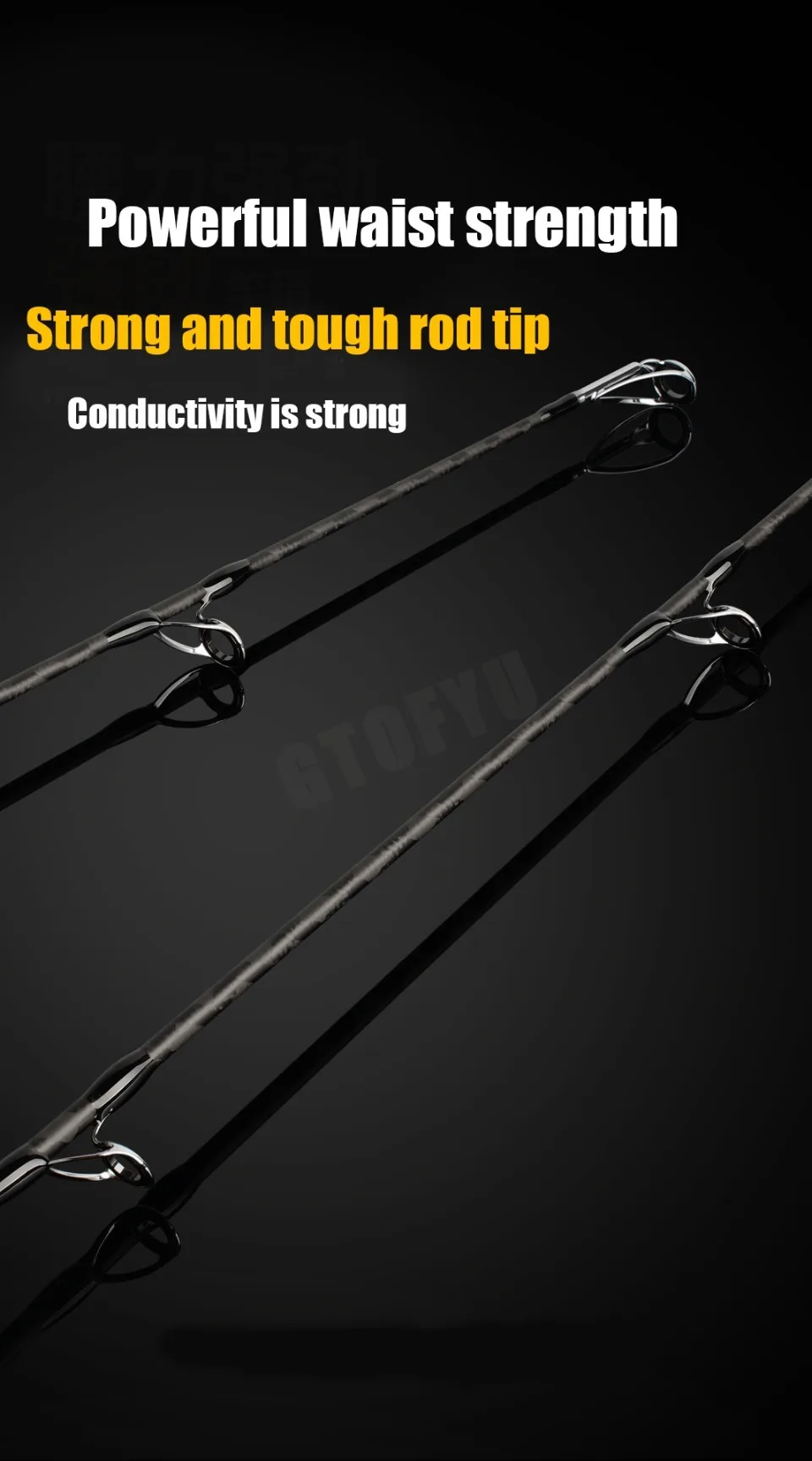 CẦN CÂU SURF ZHAN FU-V 3 KHÚC LAM PHONG – CARBON 40T - Ảnh 17