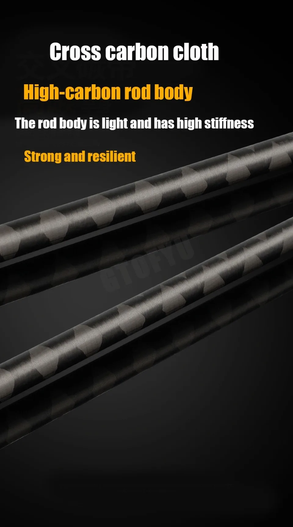 CẦN CÂU SURF ZHAN FU-V 3 KHÚC LAM PHONG – CARBON 40T - Ảnh 18