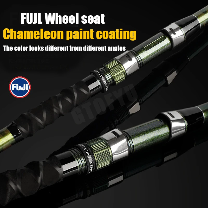 CẦN CÂU SURF ZHAN FU-V 3 KHÚC LAM PHONG – CARBON 40T - Ảnh 2