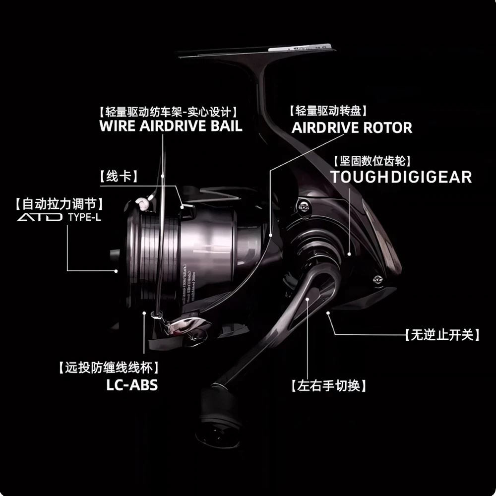 MÁY CÂU DAIWA CROSSFIRE LT 2026 – NHẸ, BỀN, KÉO CỰC MƯỢT - Ảnh 5