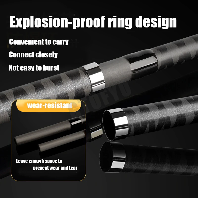 CẦN CÂU SURF ZHAN FU-V 3 KHÚC LAM PHONG – CARBON 40T - Ảnh 3