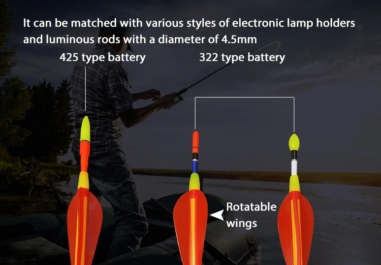 Phao Câu Đêm EVA Phát Sáng Đuôi Dài 20-100g – Phao Câu Biển, Ghềnh Đá Siêu Nhạy - Ảnh 17