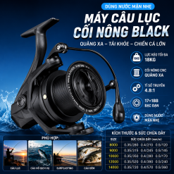 MÁY CÂU LỤC CỐI NÔNG BLACK WARRIOR 8000–14000 – DRAG 18KG